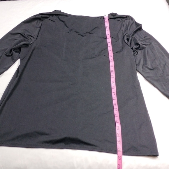NWT Dana Buchman women's XL blouse with braiding in the front - Picture 8 of 9